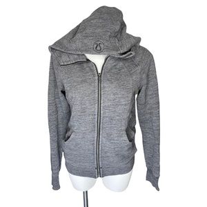 Lululemon Gray Zip Up Hooded Jacket size 8